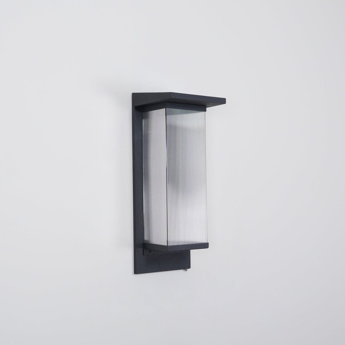 Corvian Dependable Unique Box Solar Outdoor Wall Lamp