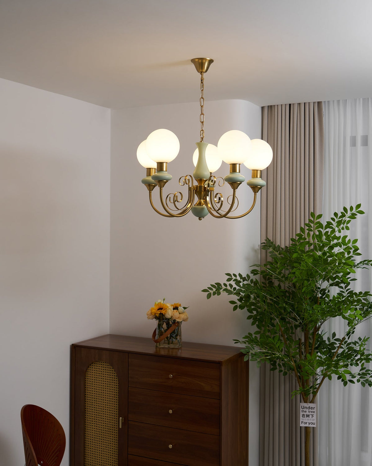 Evsolia Glass Chandelier