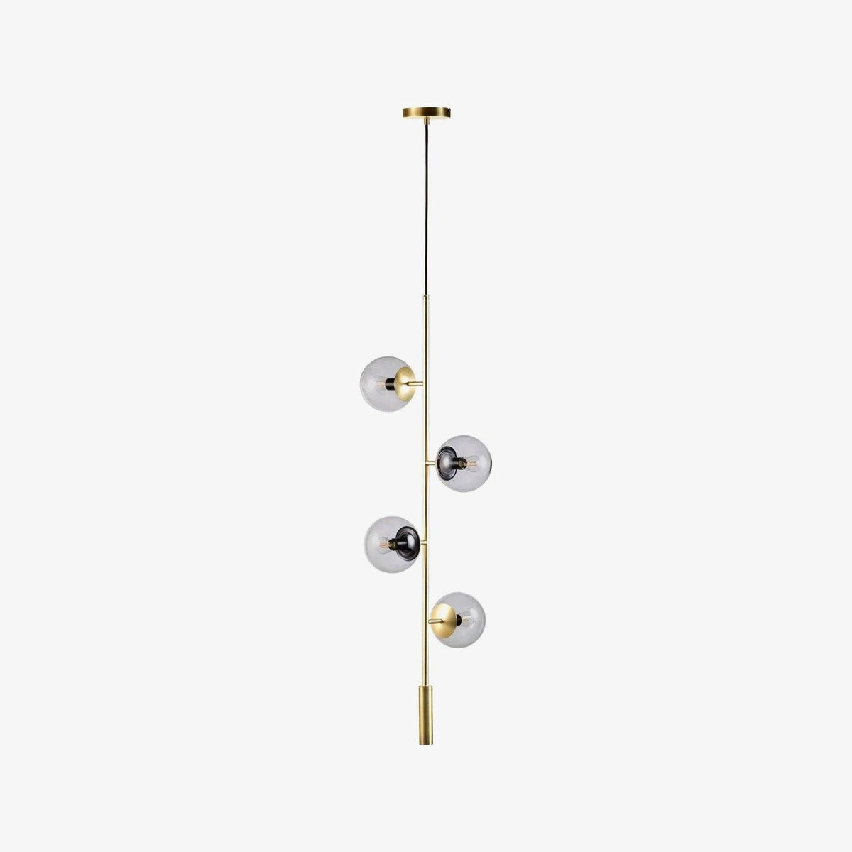 Erevia Brass & Glass Pendant Light