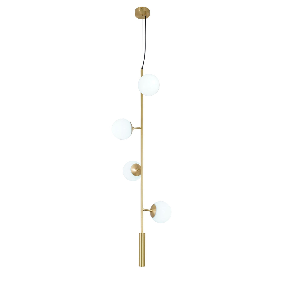 Erevia Brass & Glass Pendant Light