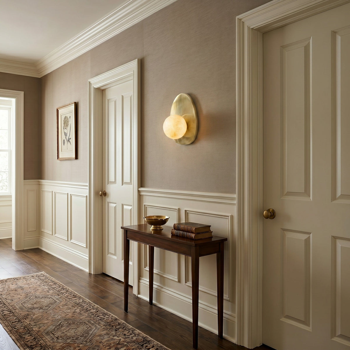 Orlisse Alabaster Wall Sconce