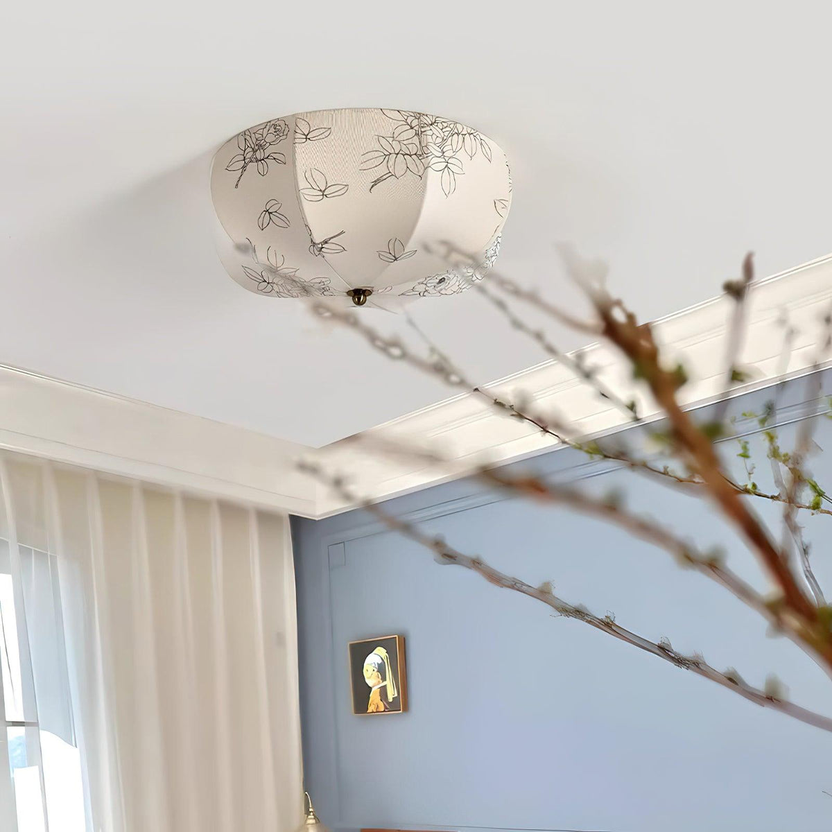 Ryls Premium Nordic Art Fabric Ceiling Lamp