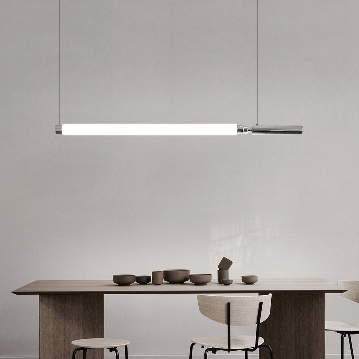 Ollaeos Modern Minimalist Glass Pendant Light