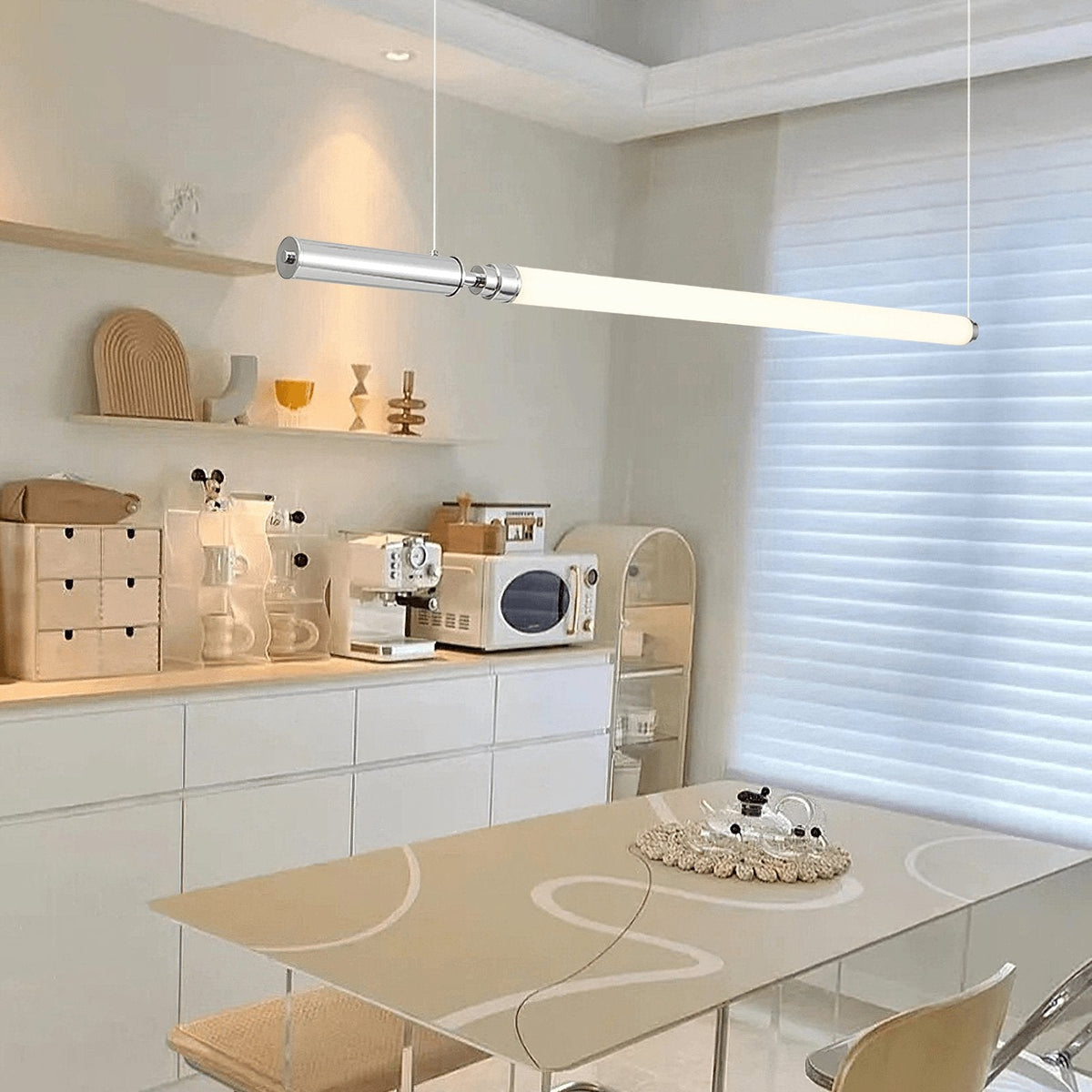 Ollaeos Modern Minimalist Glass Pendant Light