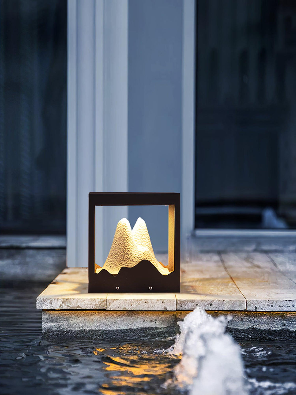 Summit Rustic Resin Outdoor Light