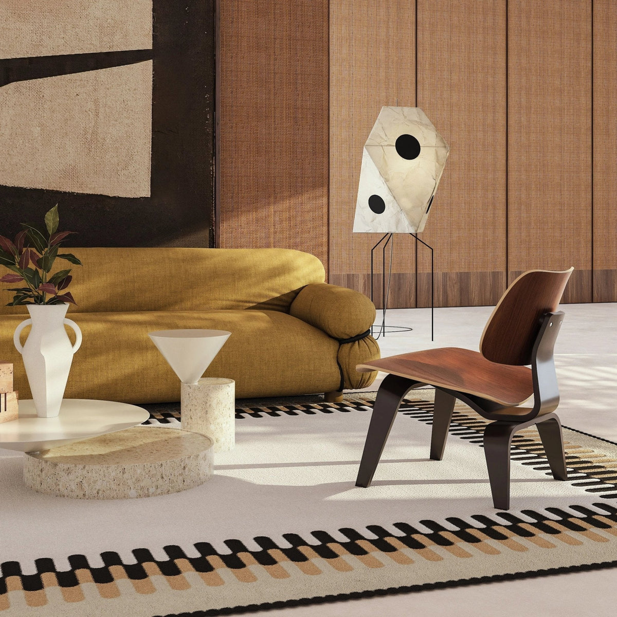 Sath Artistic Fabric Floor Lamp