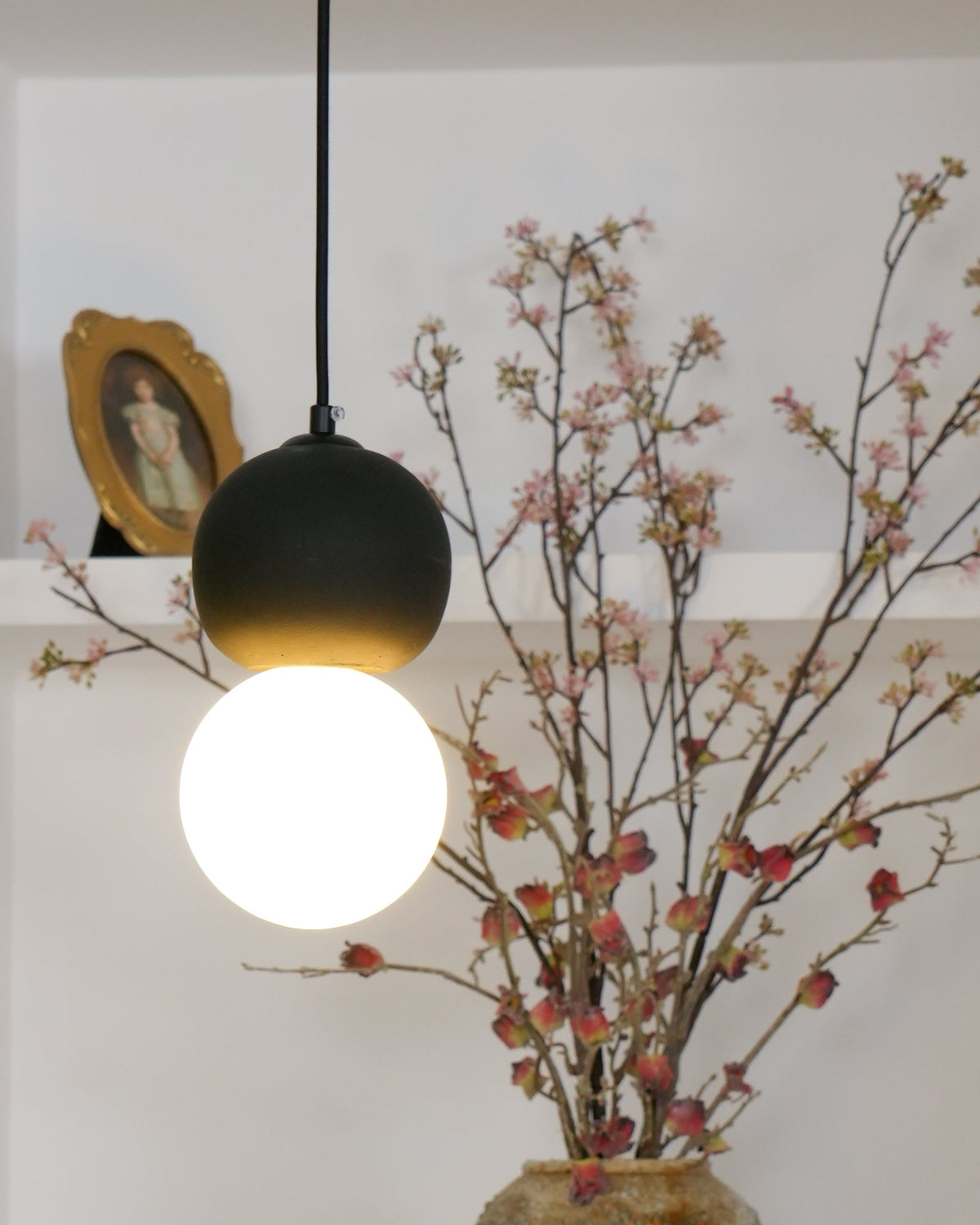 Joss Cement Minimalist Pendant Lamp