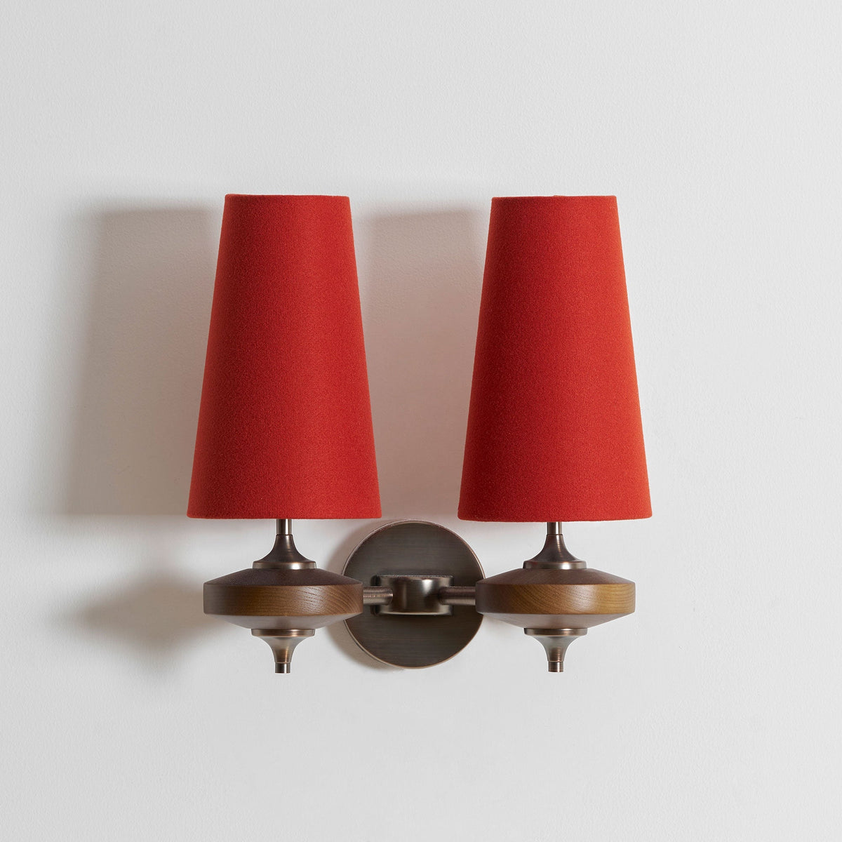 Halen Twin Shade Indoor Wall Light