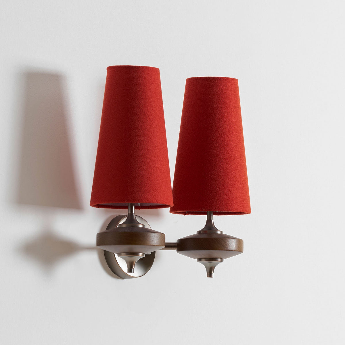 Halen Twin Shade Indoor Wall Light