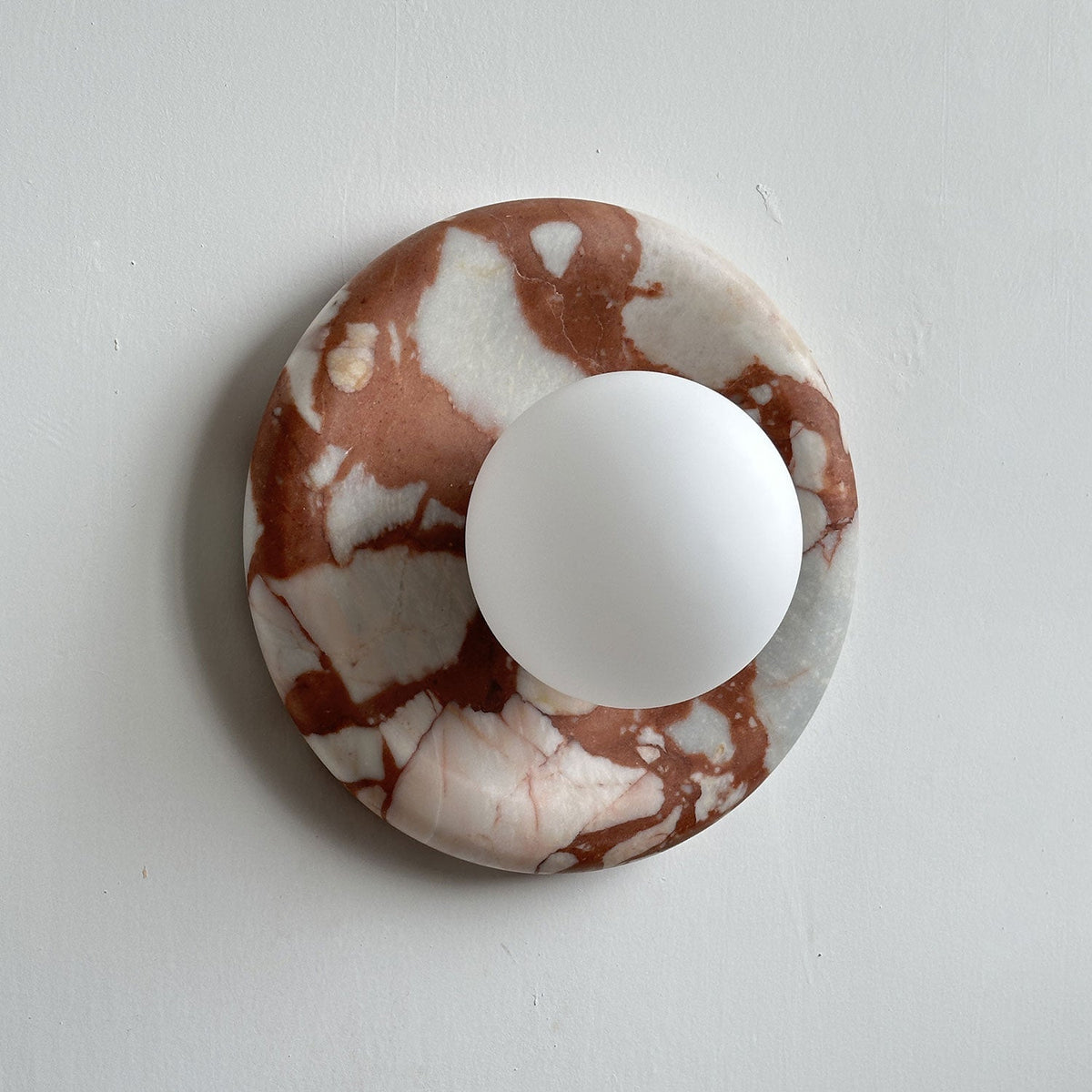 Dojan Red Marble Indoor Wall Light