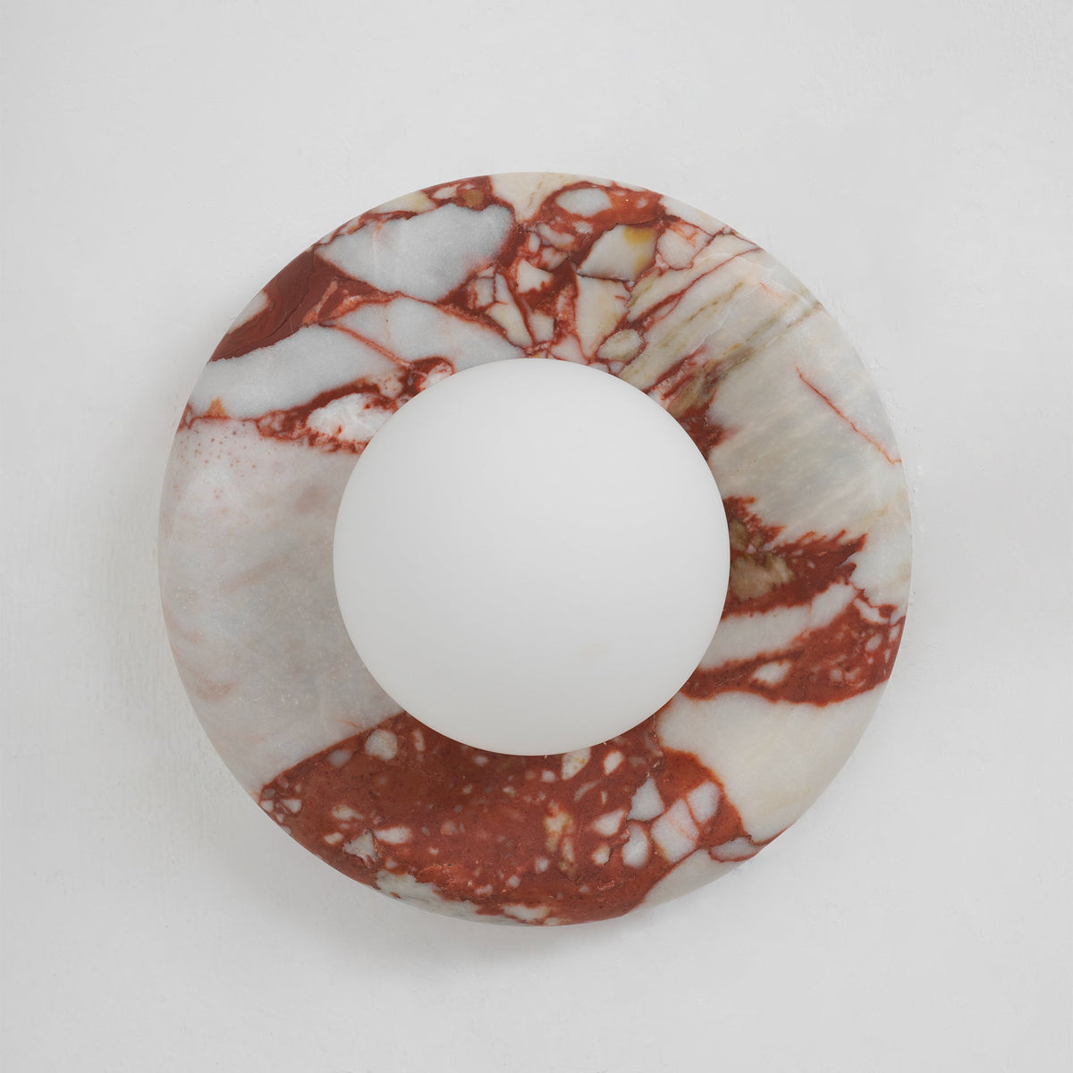 Dojan Red Marble Indoor Wall Light