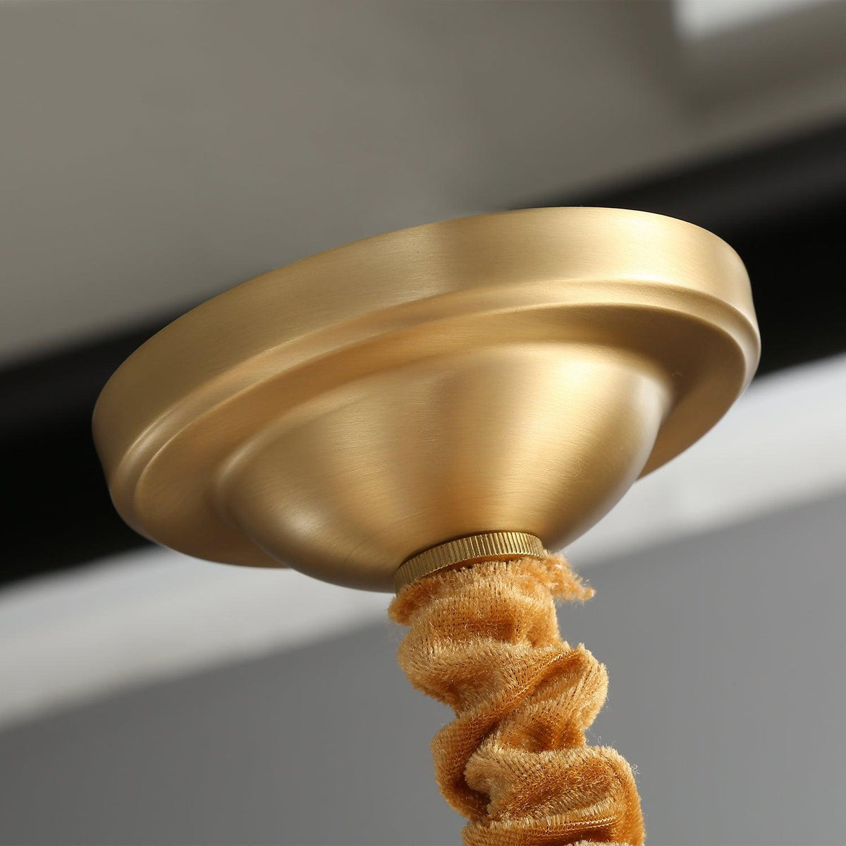 Astra Luxury Hexa Brass Chandelier