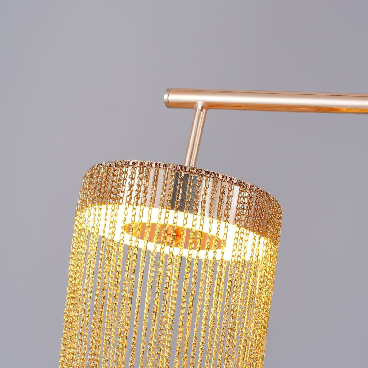 Apsht Pendant Light Copper Chain Sculptural Modern