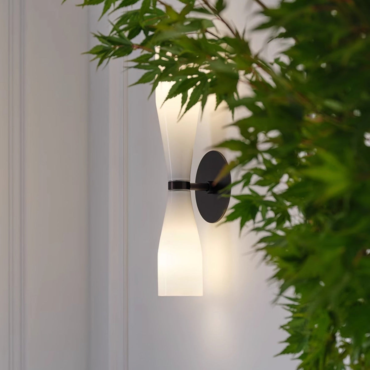 Torch Modern Glass Wall Light