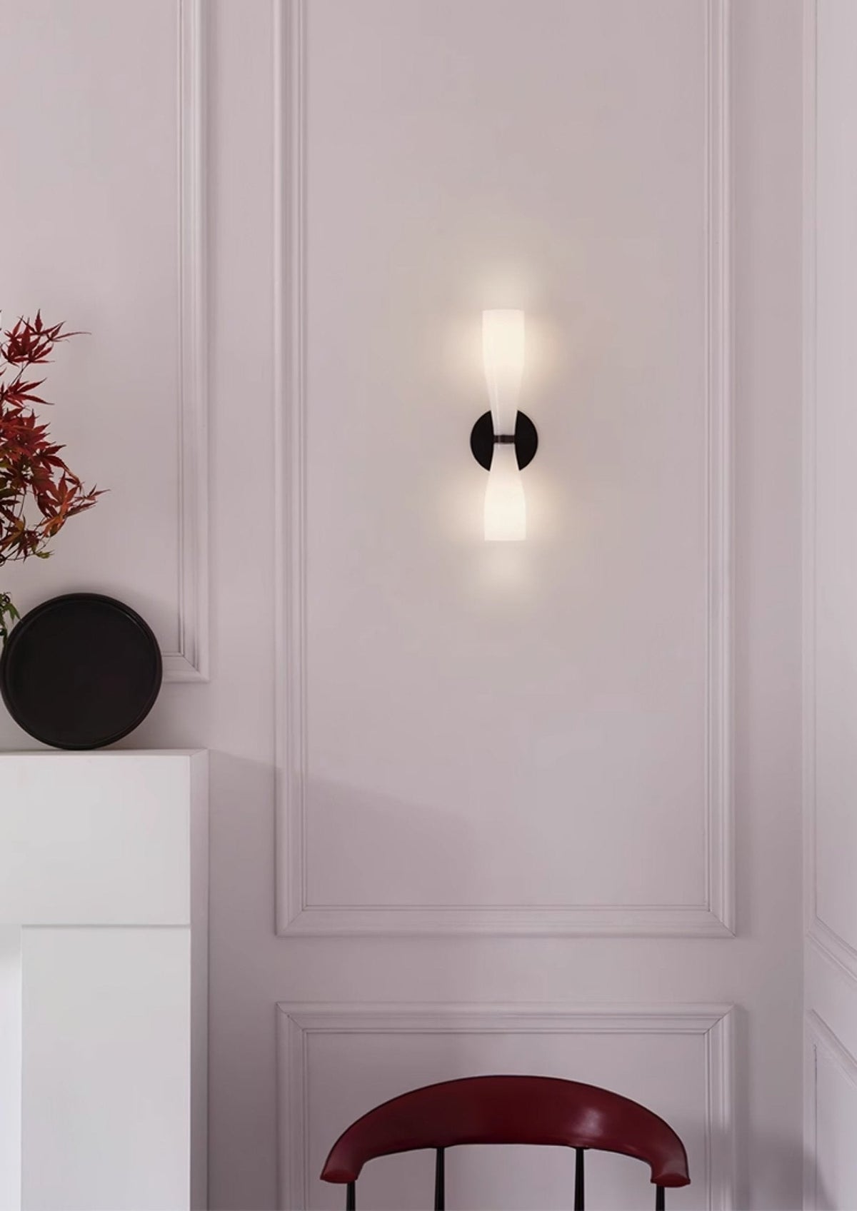Torch Modern Glass Wall Light