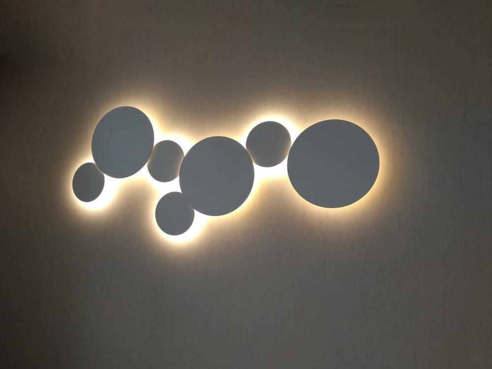 Arelis Geometric Disc Wall Lamp