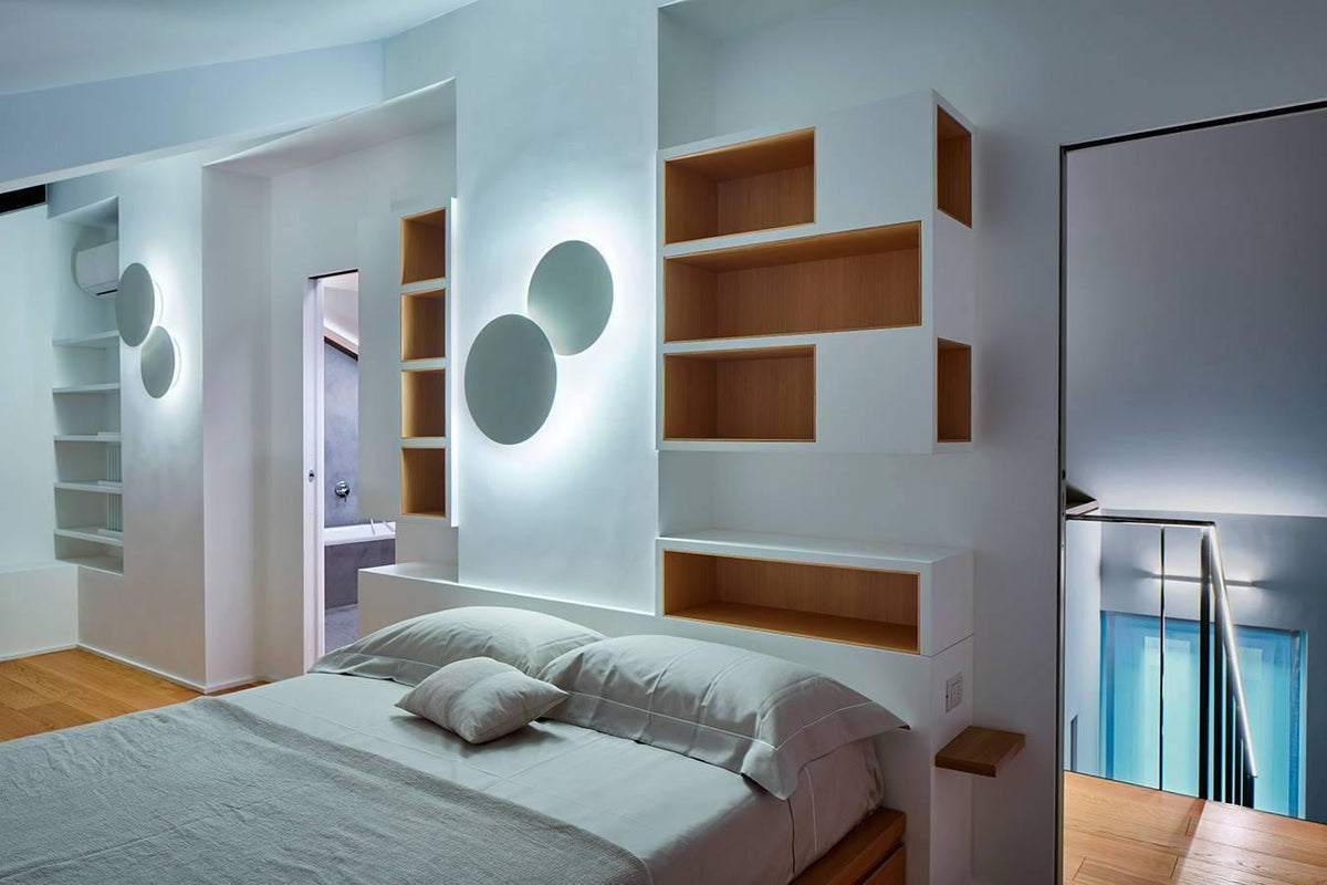 Arelis Geometric Disc Wall Lamp