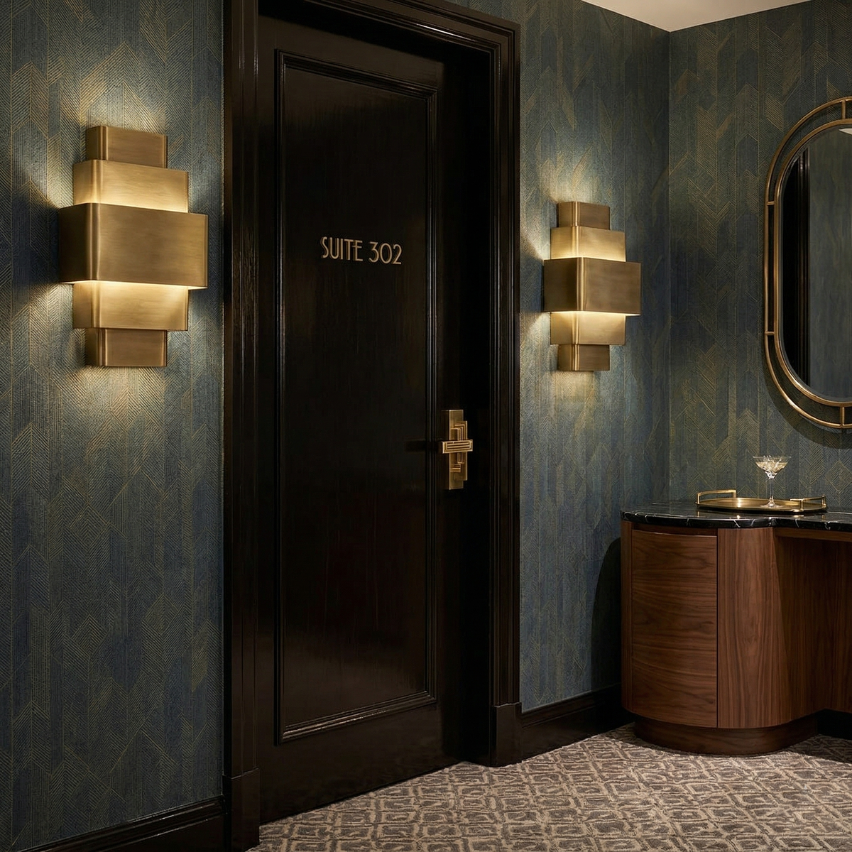 Casaella Brass Wall Lamp