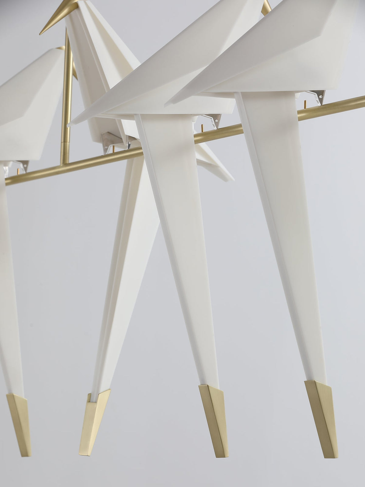 Lunuian Chandelier Paper Crane Bird Sculptural LED