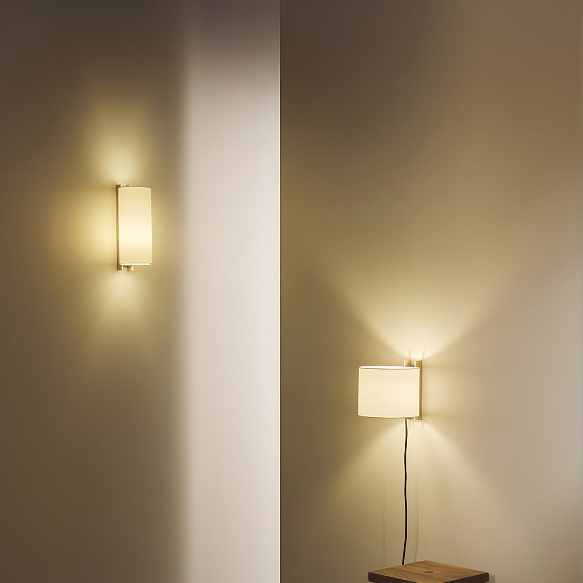 Mirarenne Minimalist Fabric Wall Light