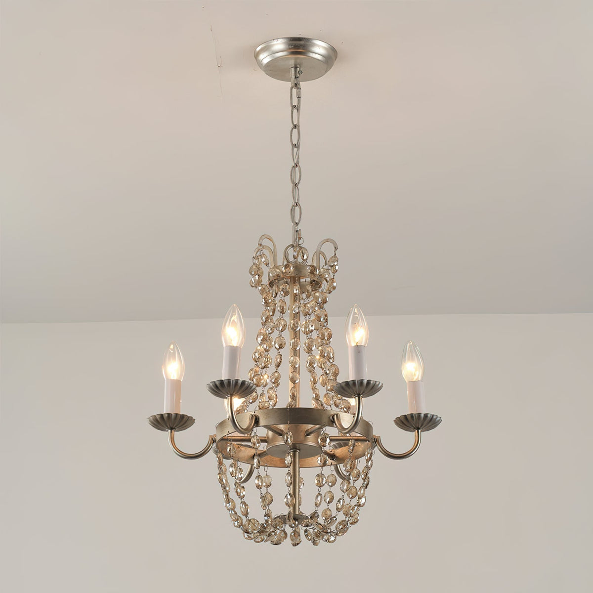 Luxinine Vintage Flea Market Crystal Chandelier