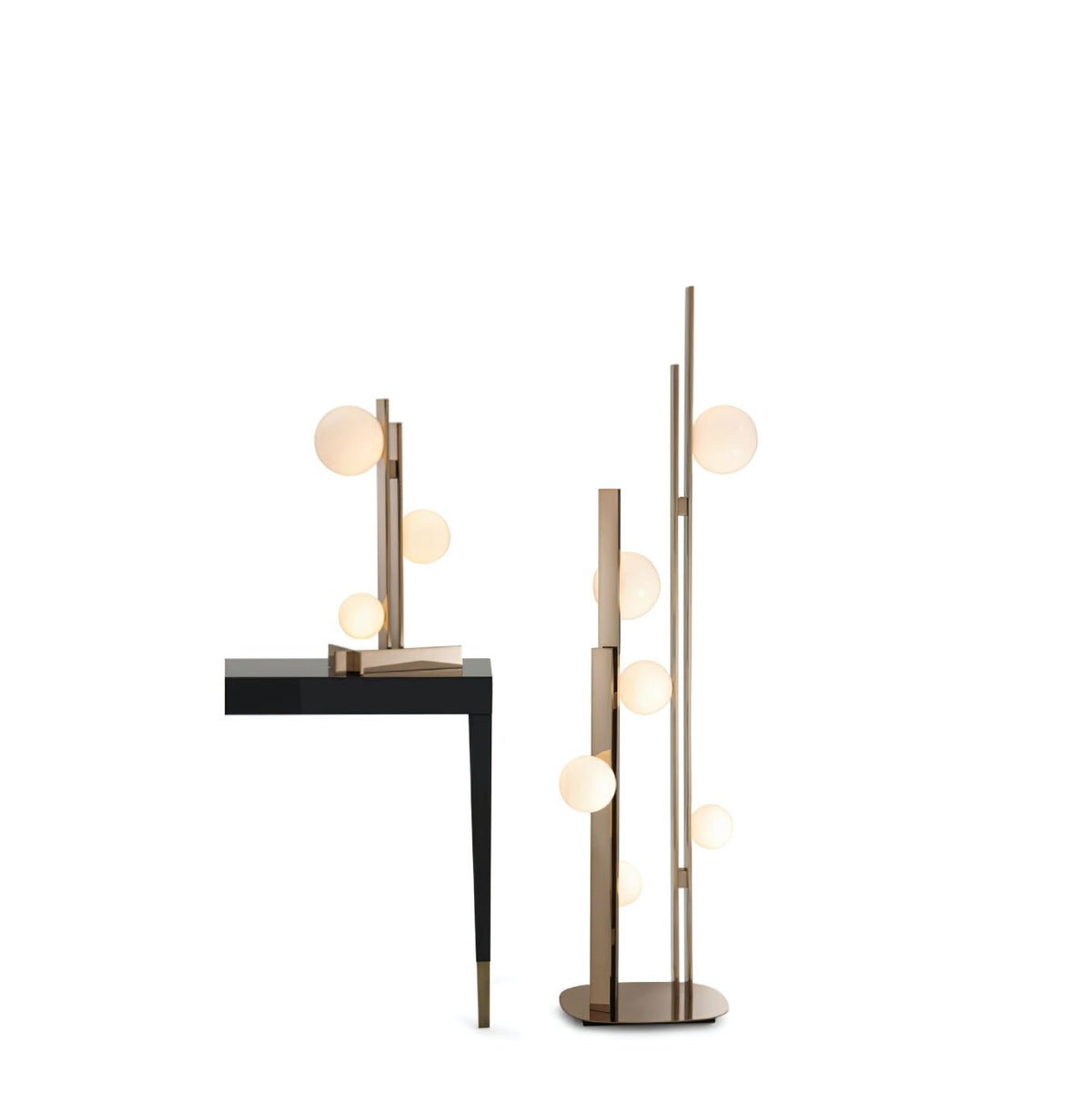 Raven Stainless steel Floor Lamp