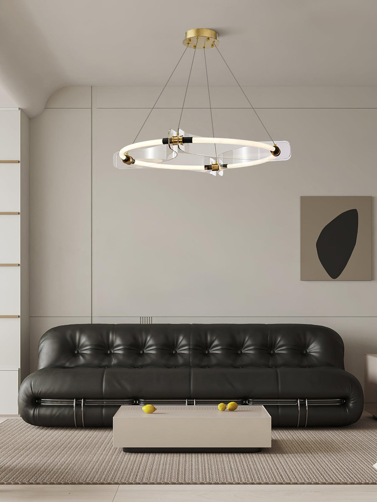 Casanine Chandelier Acrylic Gold Dining