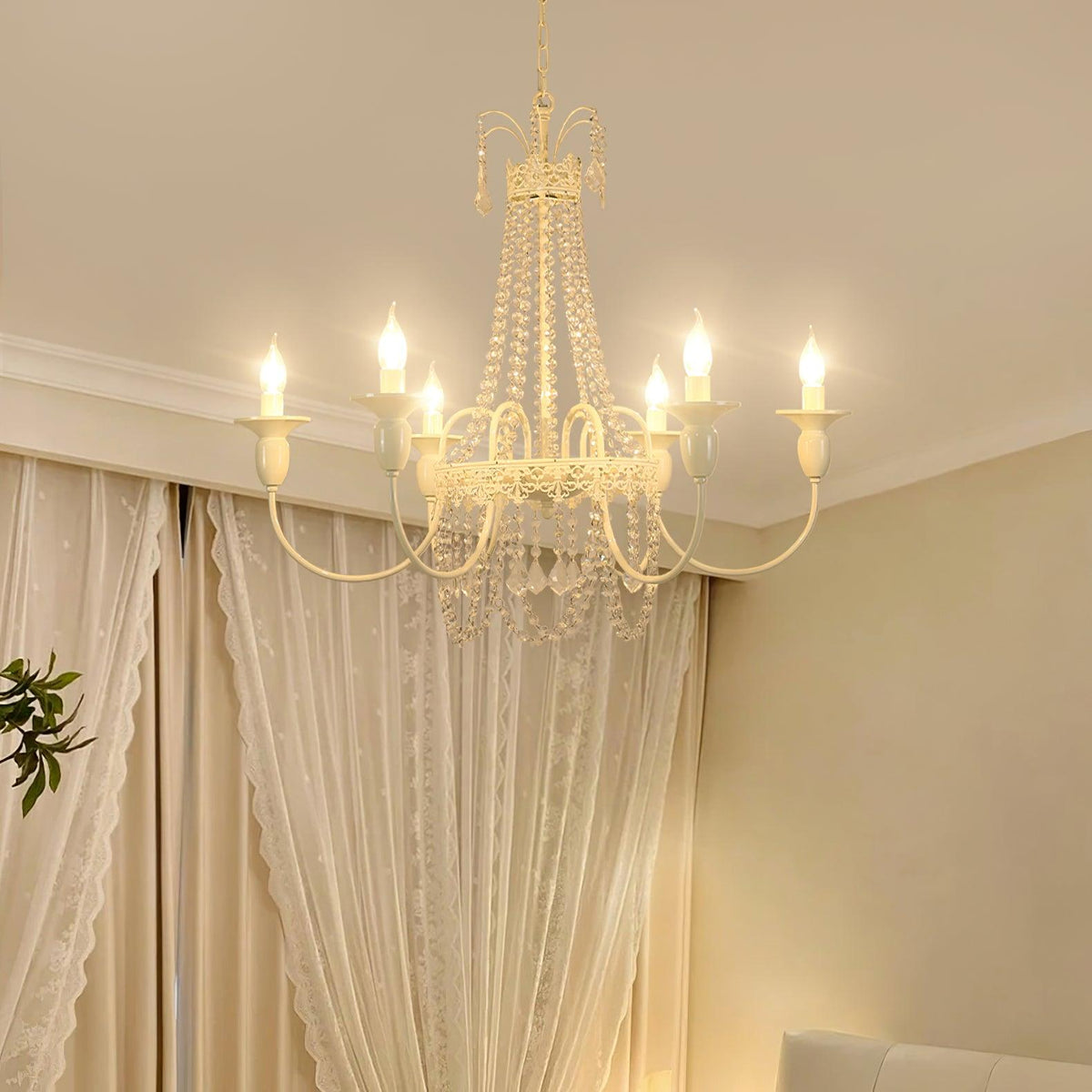 Elyalaria Chandelier Crystal Tassels