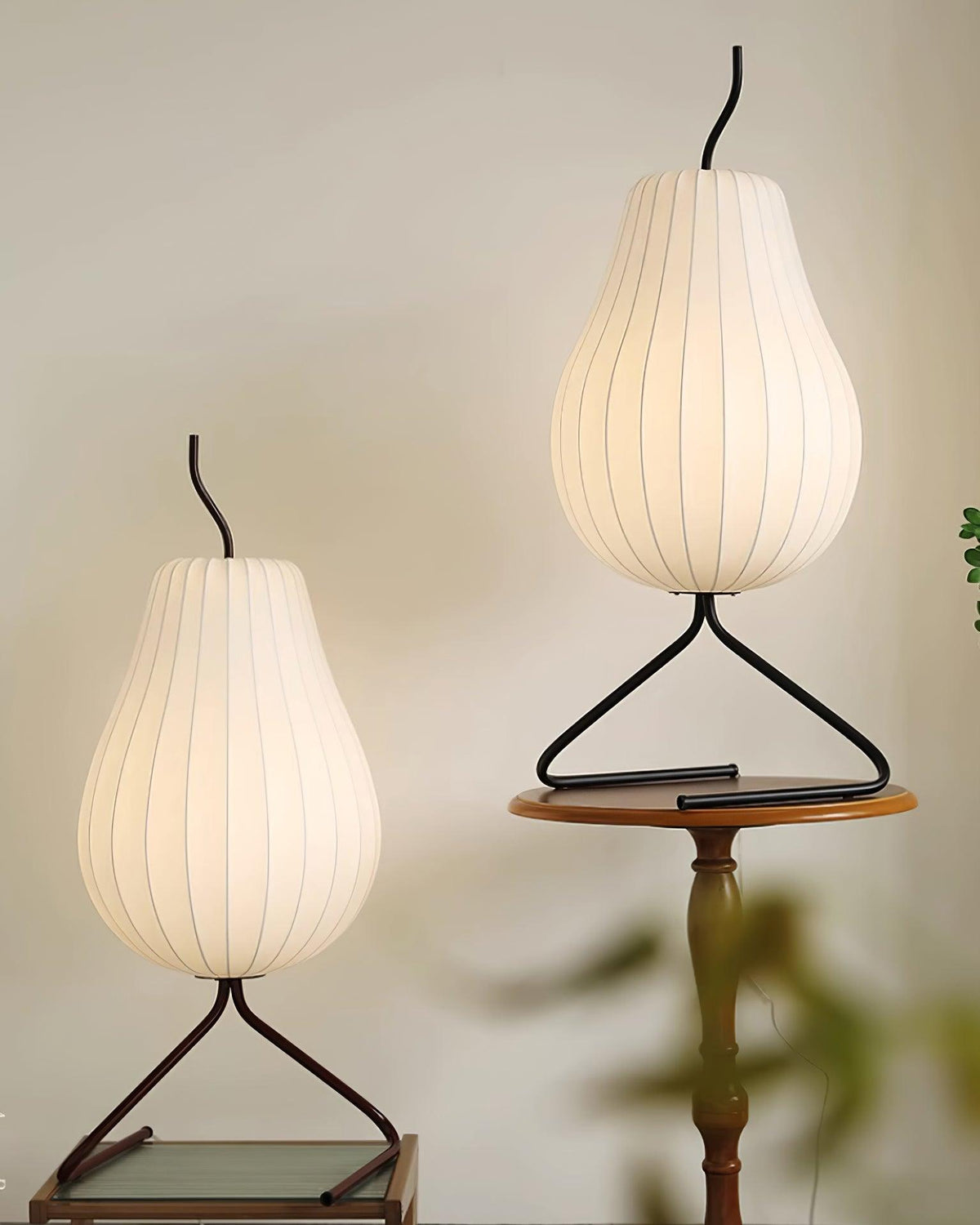Calerielle Minimalist Pear Floor Lamp