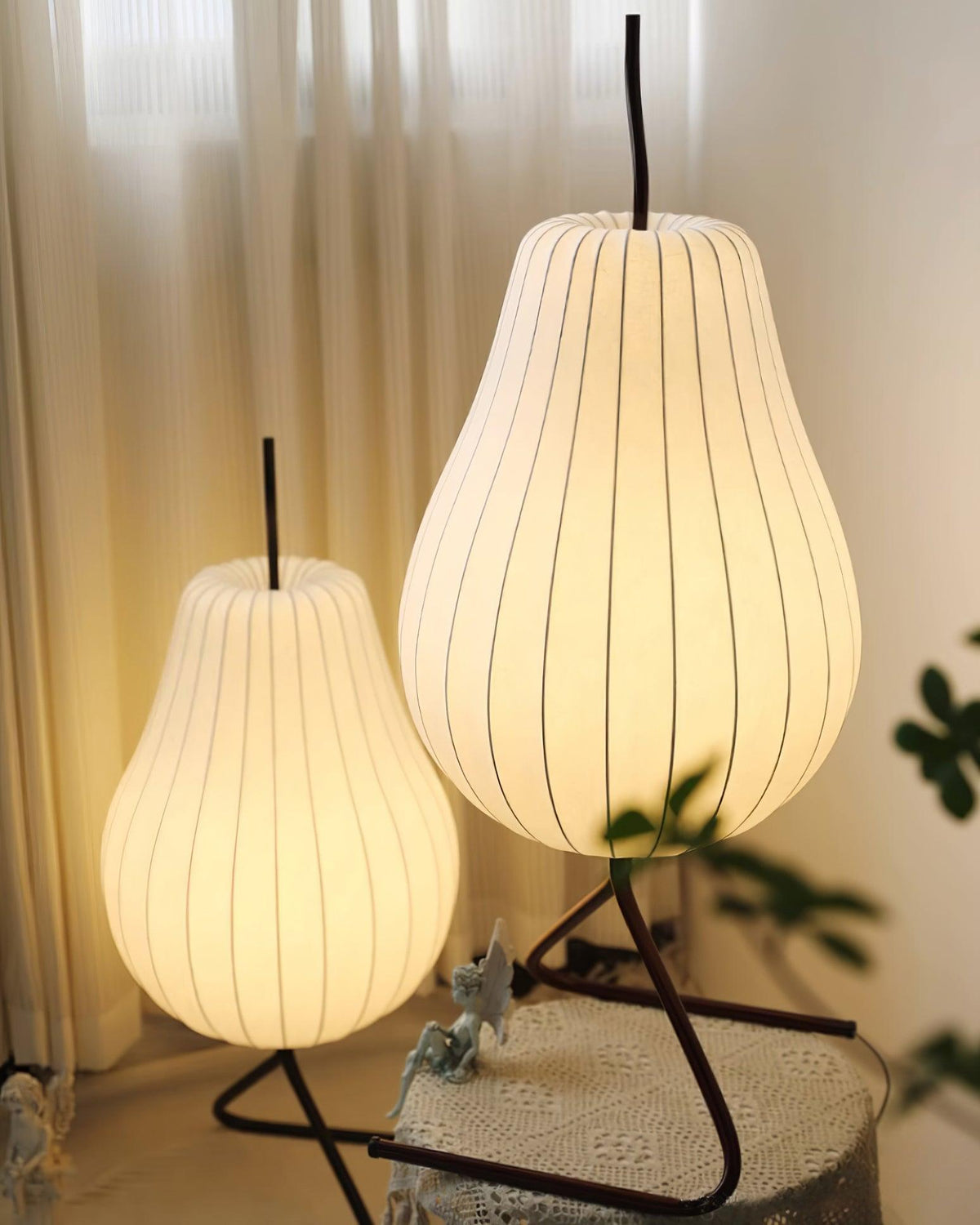 Calerielle Minimalist Pear Floor Lamp
