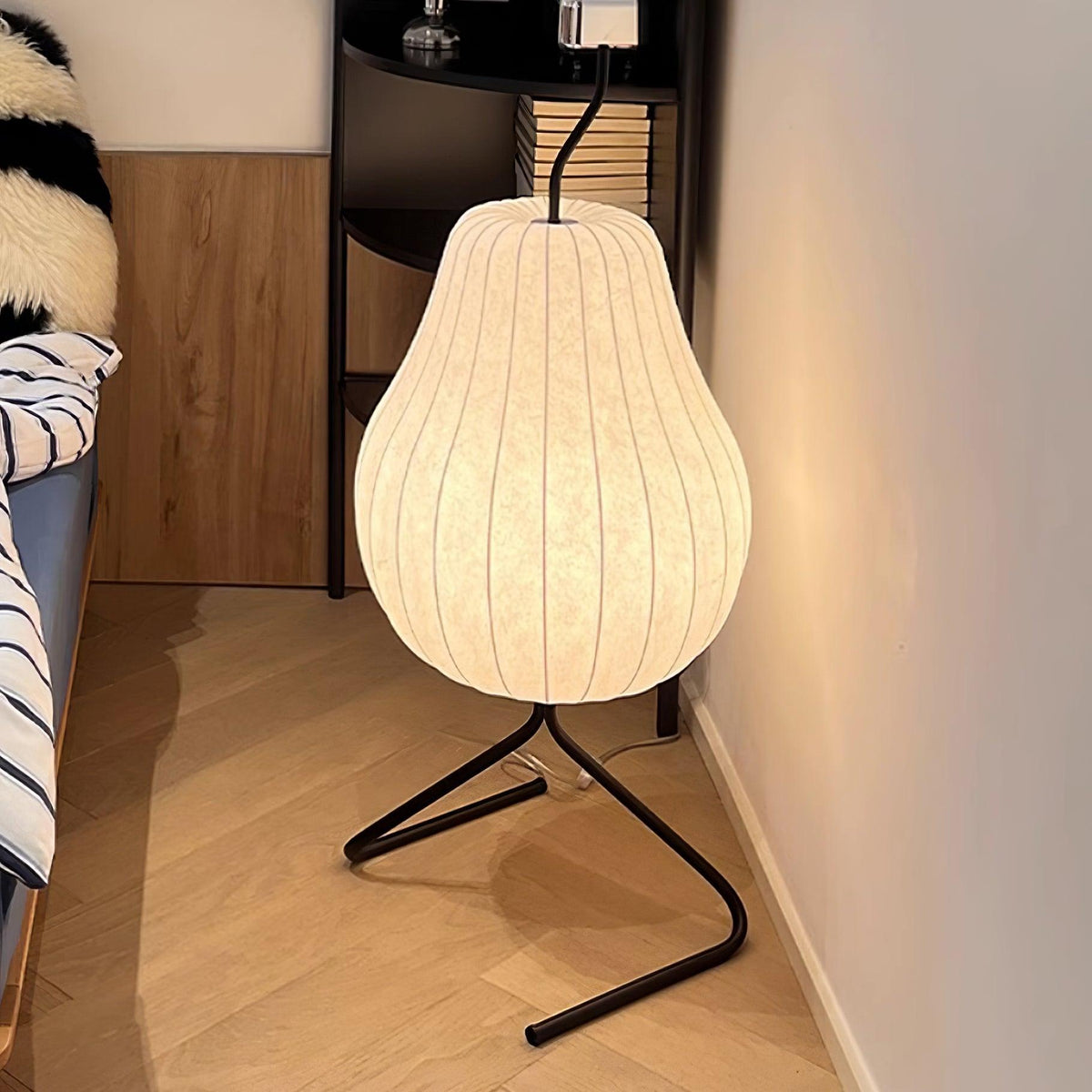 Calerielle Minimalist Pear Floor Lamp