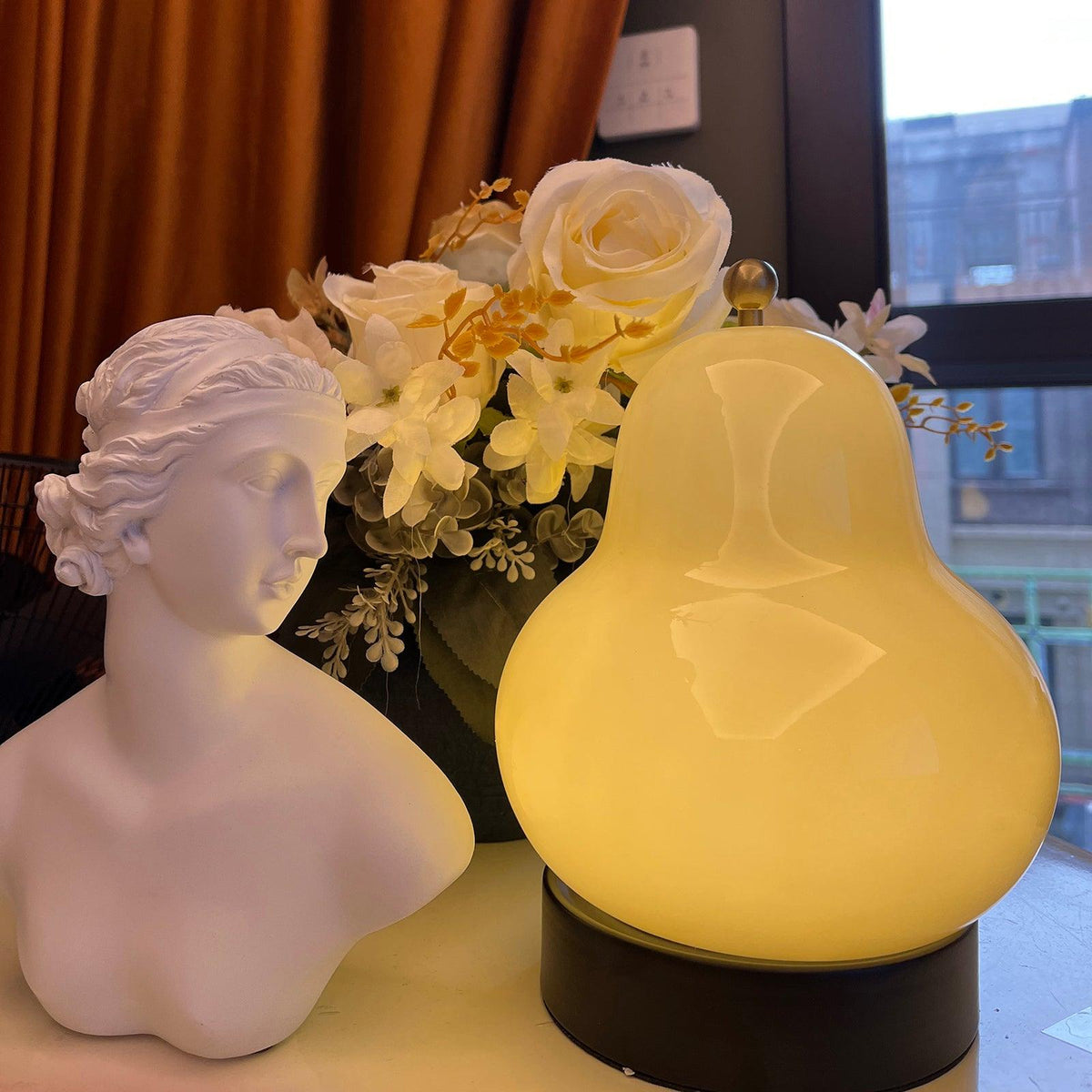 Lumaic Glass Whimsical Table Lamp