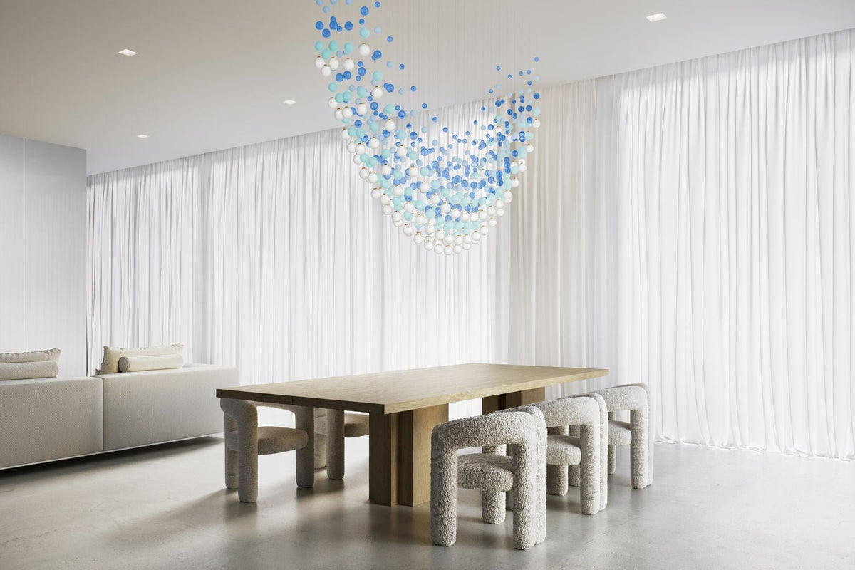 Pearl Veil Couture Cascade Customize Chandelier