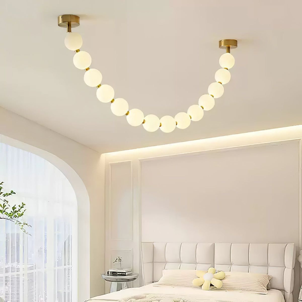 Kanell Brass Sputnik Chandelier