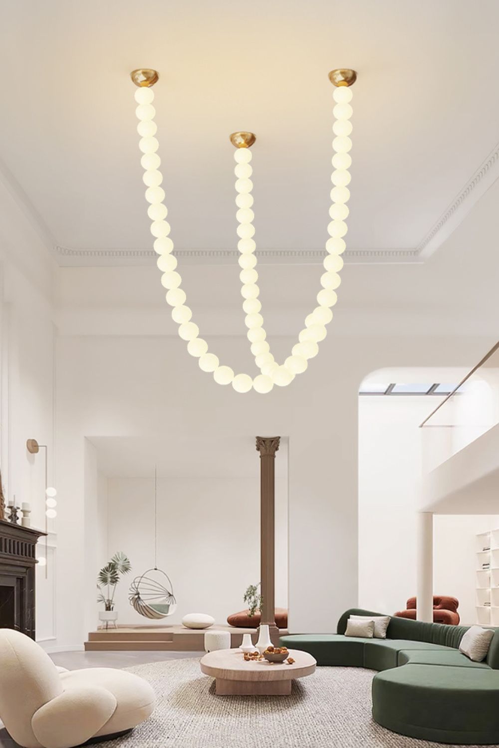 Kanell Brass Sputnik Chandelier
