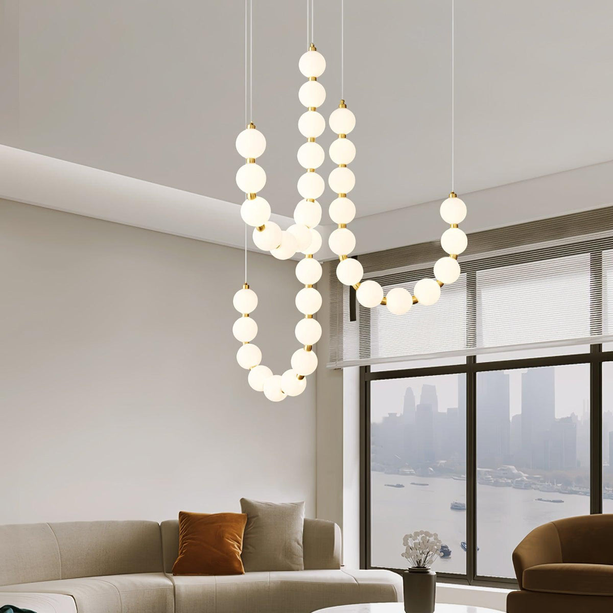 Gem Modern Acrylic Chandelier