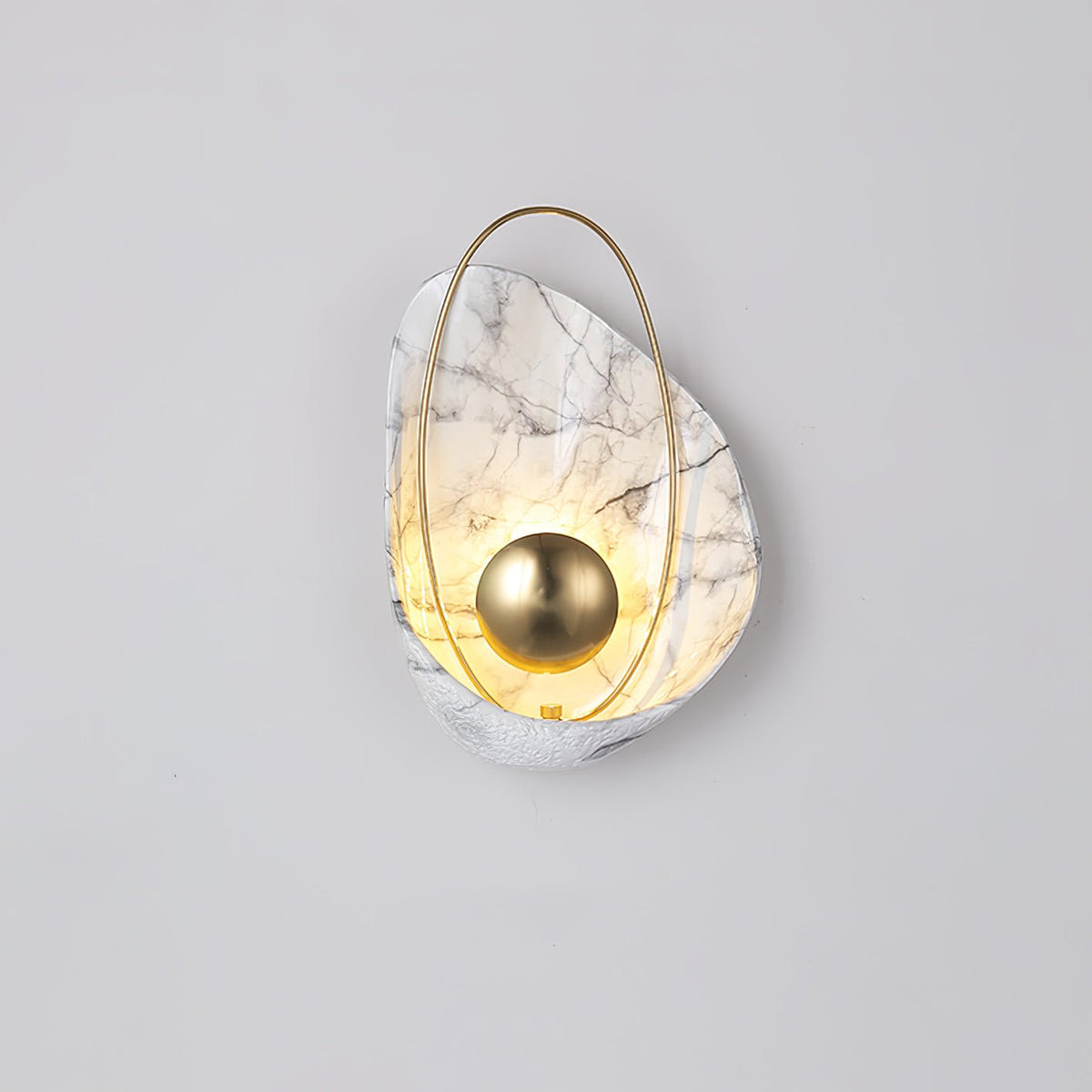 Vethaora Premium Nordic Art Pearl Resin Wall Lamp