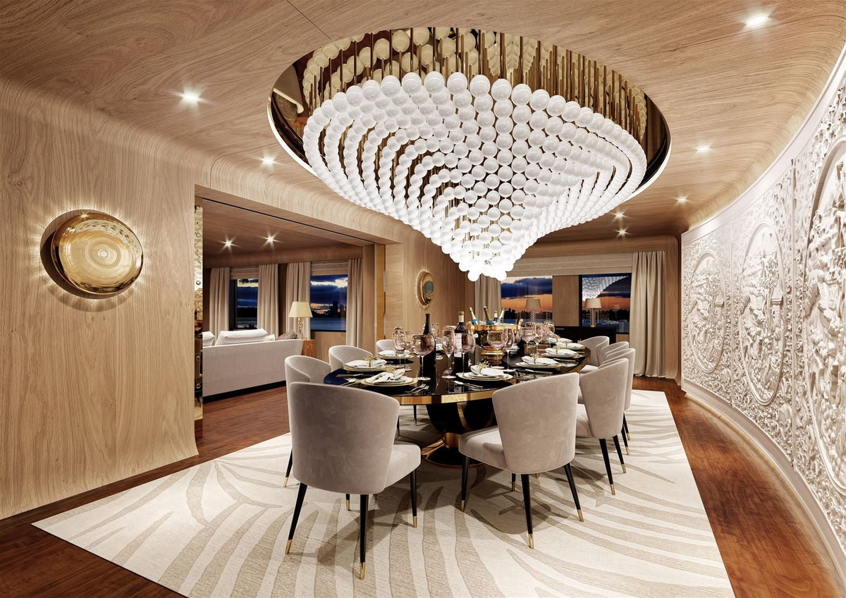 Nivren Pearl Wave Customize Chandelier