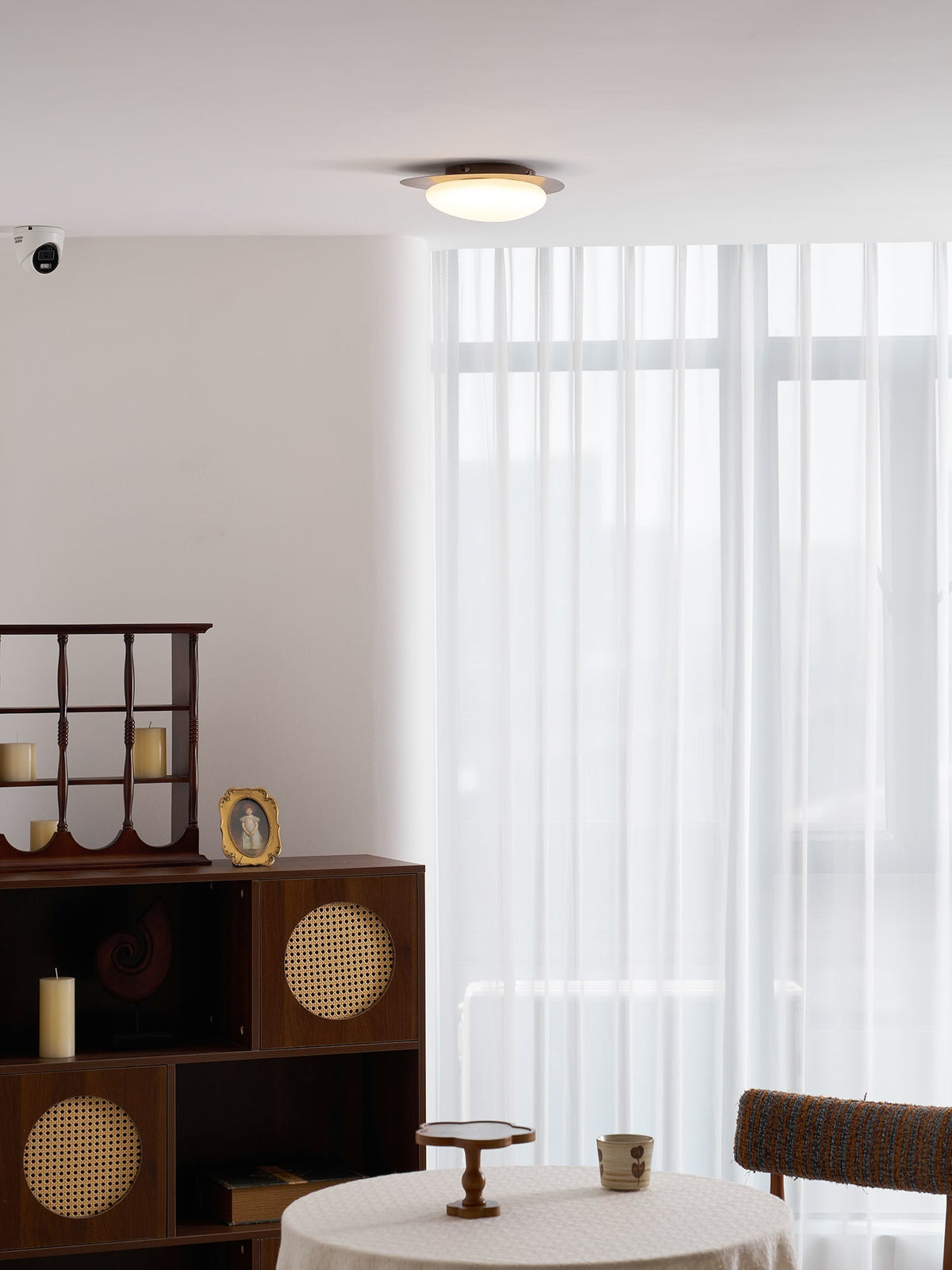 Jonoa Pebble Metal Flush Mount Ceiling Light