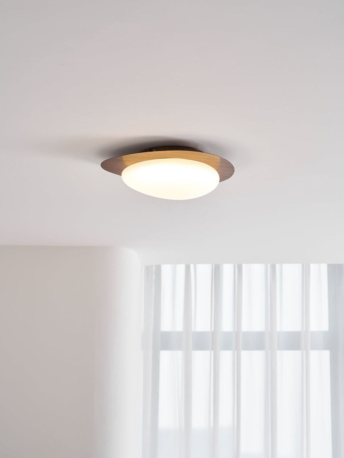 Jonoa Pebble Metal Flush Mount Ceiling Light