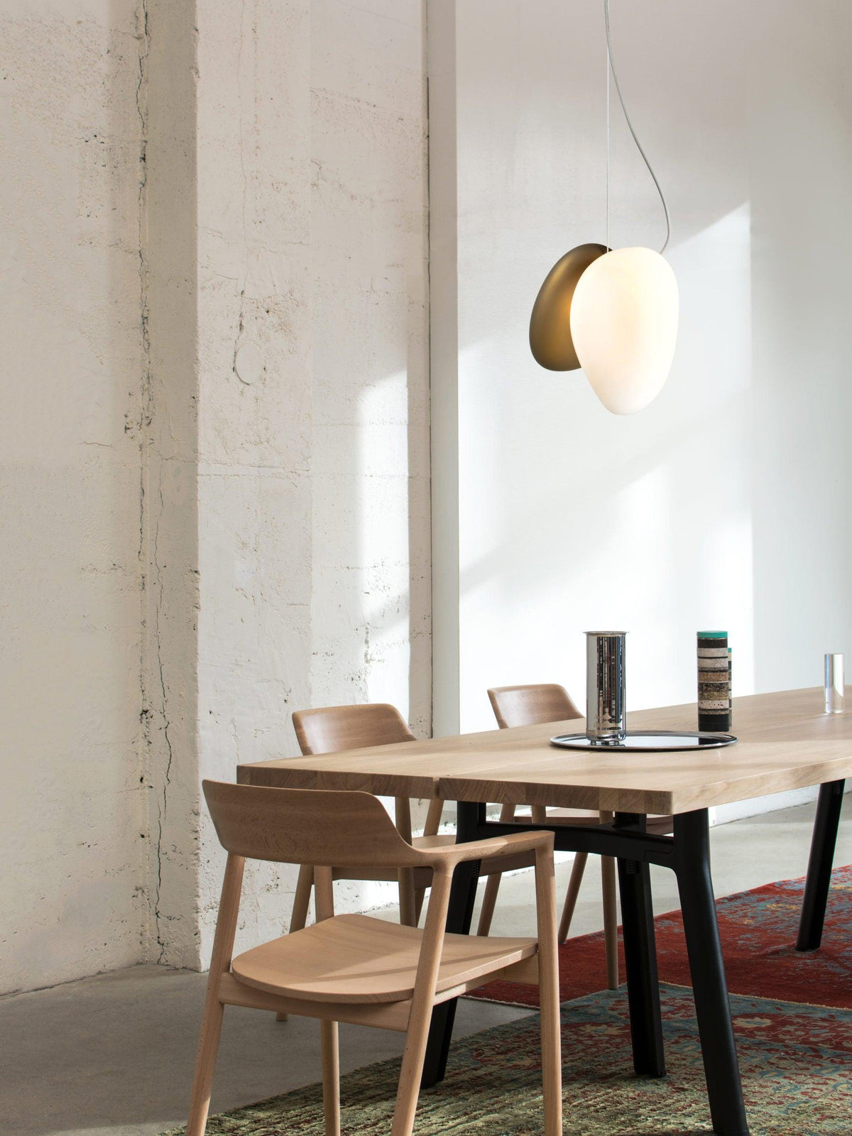 Nivelle Translucent Frosted Glass Pendant Light