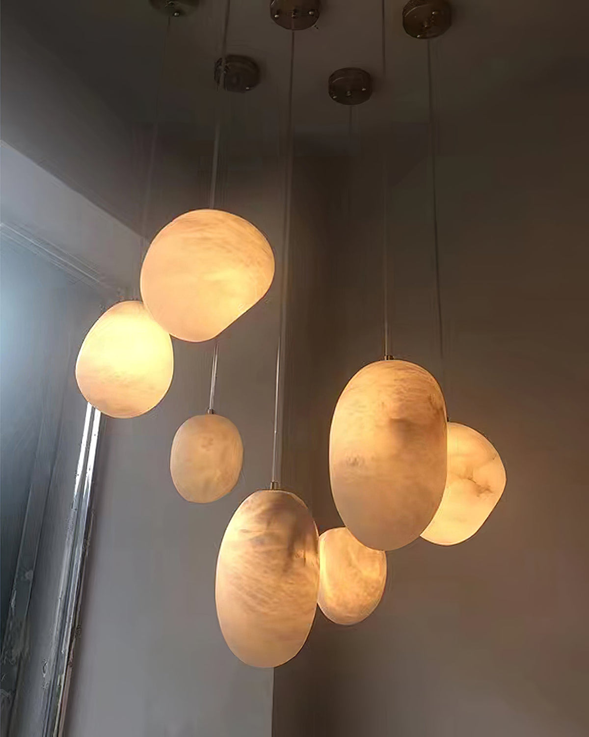 Jorveth Alabaster Pendant Light