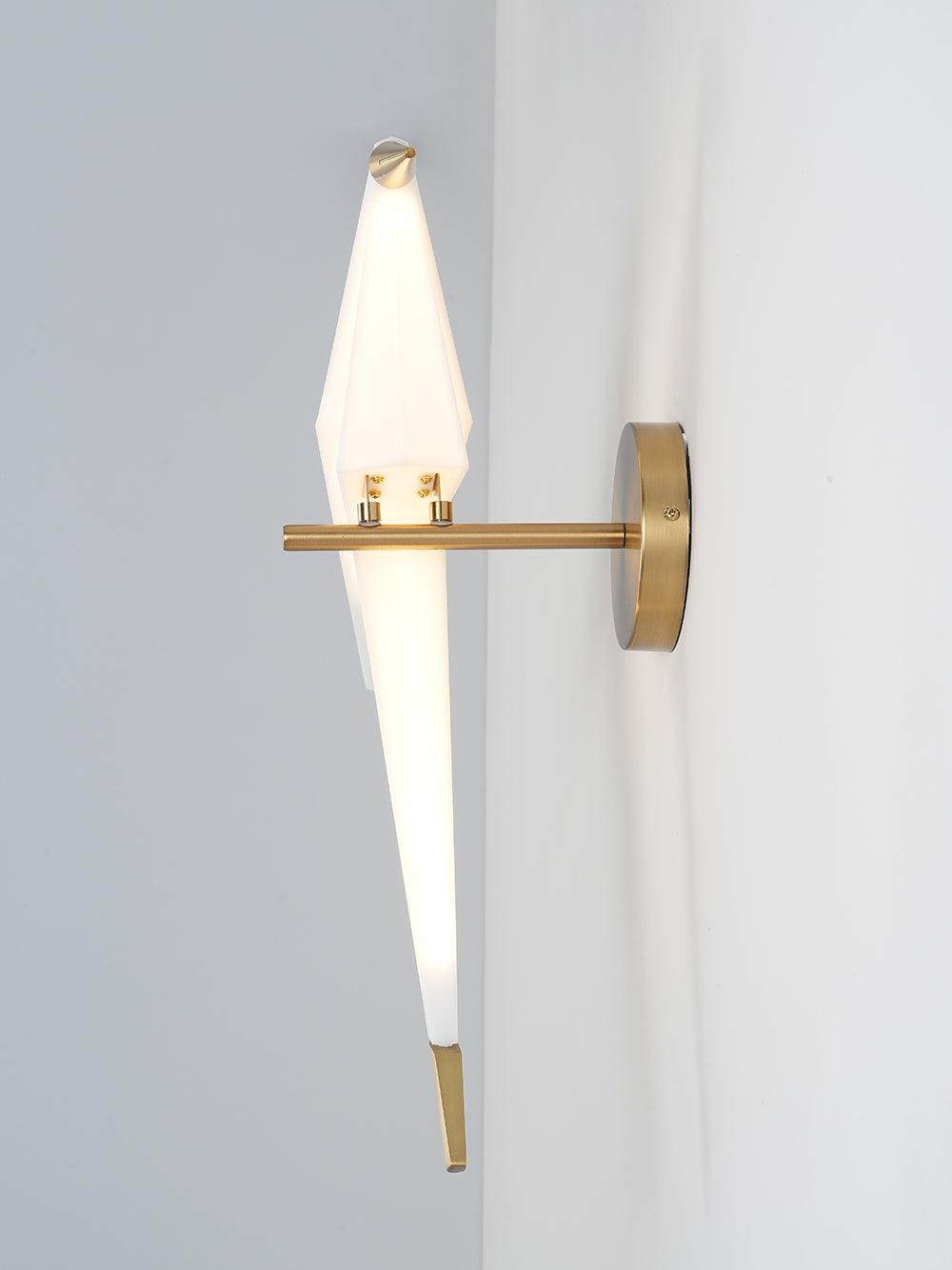 Eovela Nordic Art Paper Crane Wall Lamp