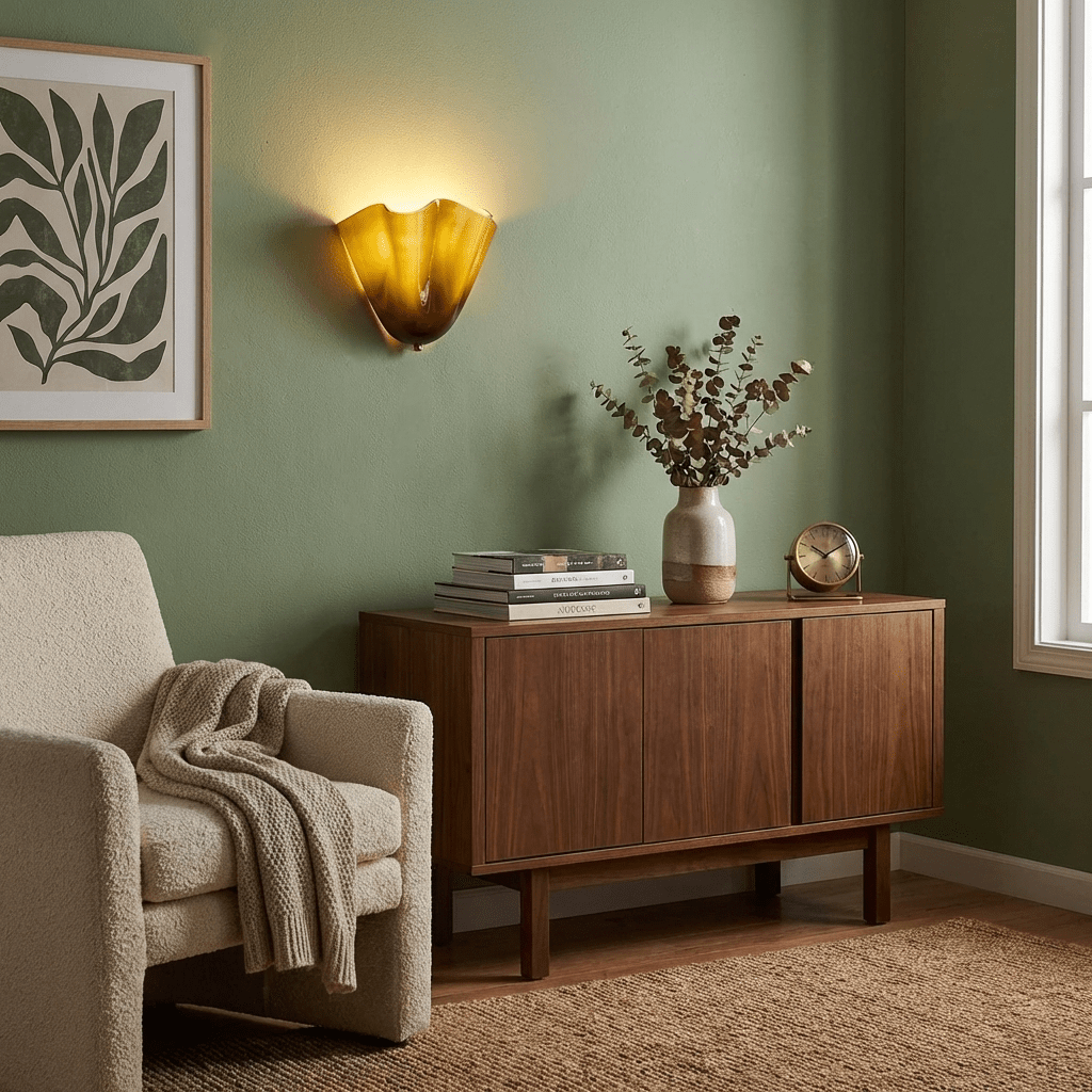 Zakia Glass Indoor Wall Light