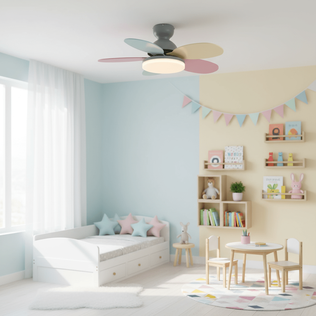 Hoda Wood Ceiling Fan Light