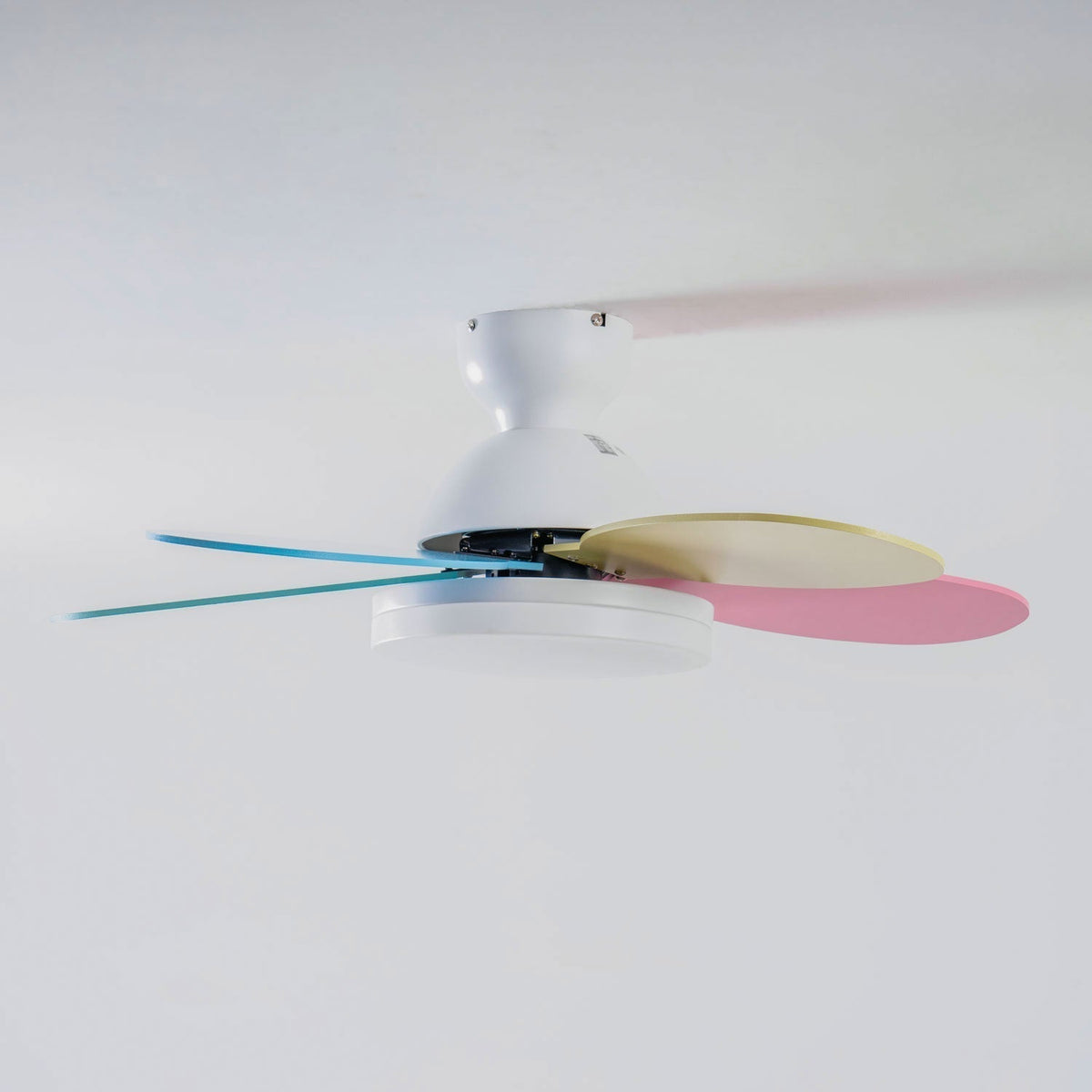 Liora Colorful Wooden Kids Ceiling Fan Light