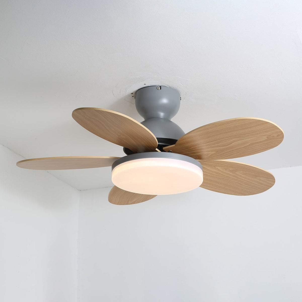 Hoda Wood Ceiling Fan Light