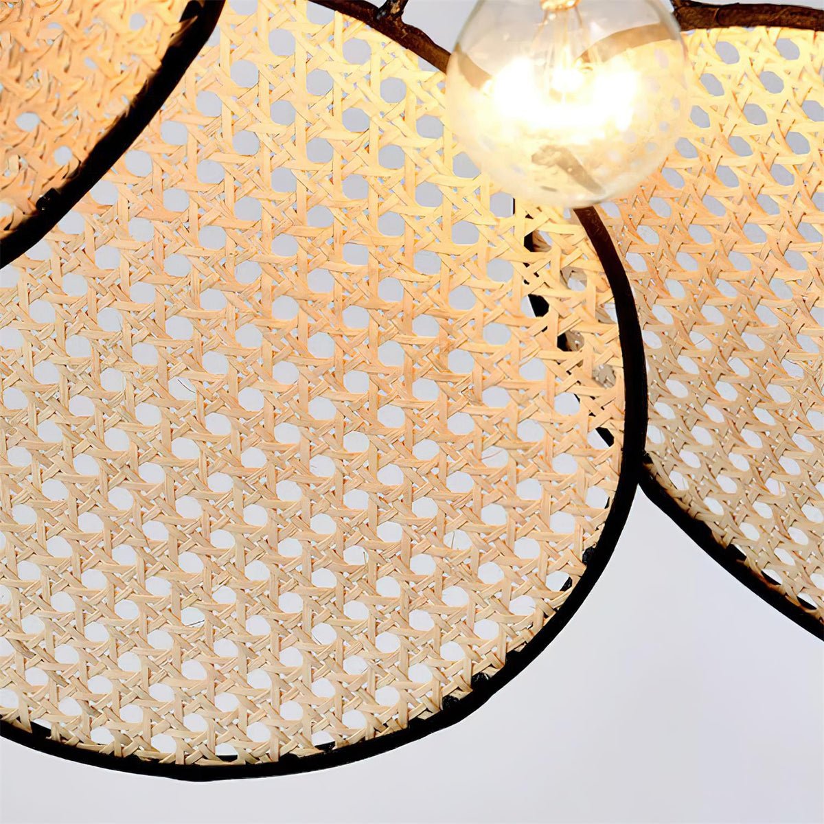 Vemarora Premium Elegance Petals Rattan Fabric Pendant Lamp