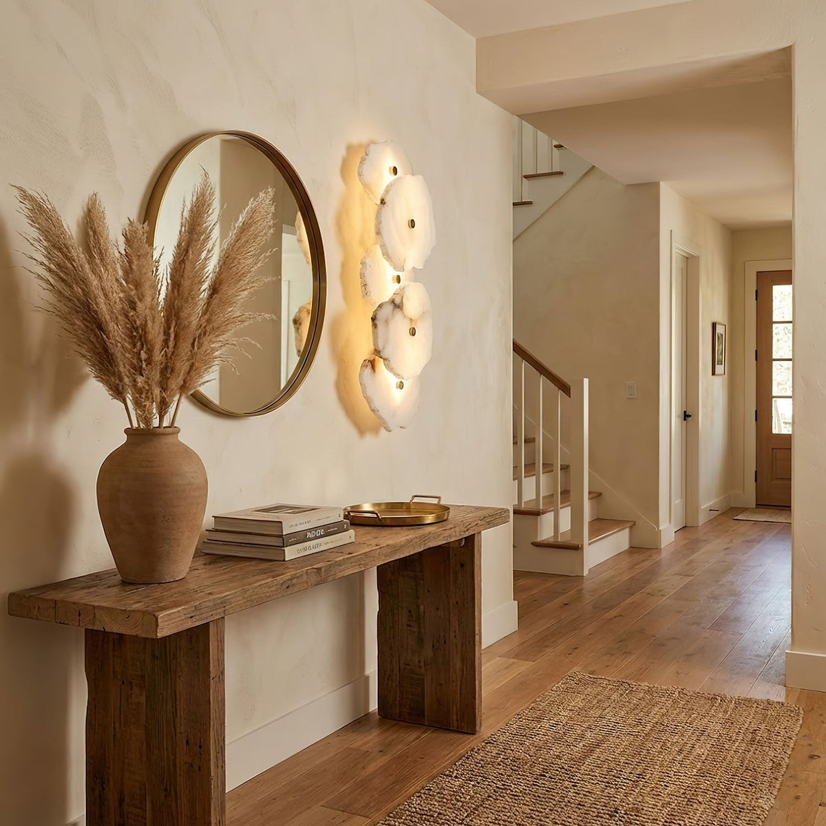 Kokai Alabaster Indoor Wall Light