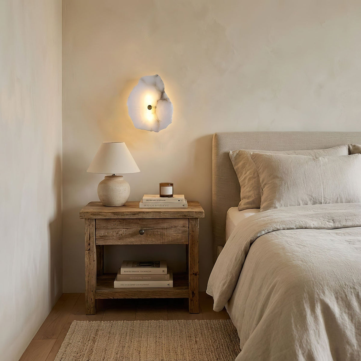 Kokai Alabaster Indoor Wall Light